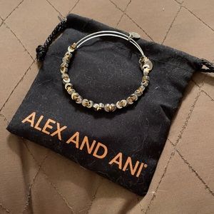 Alex and Ani stars and moon beaded bracelet.